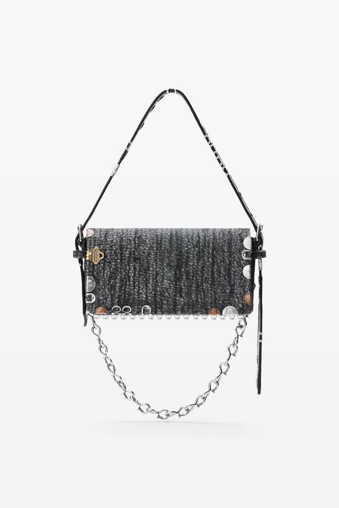 Alexander Wang Black Ricco Rogue Slim Flap Bag