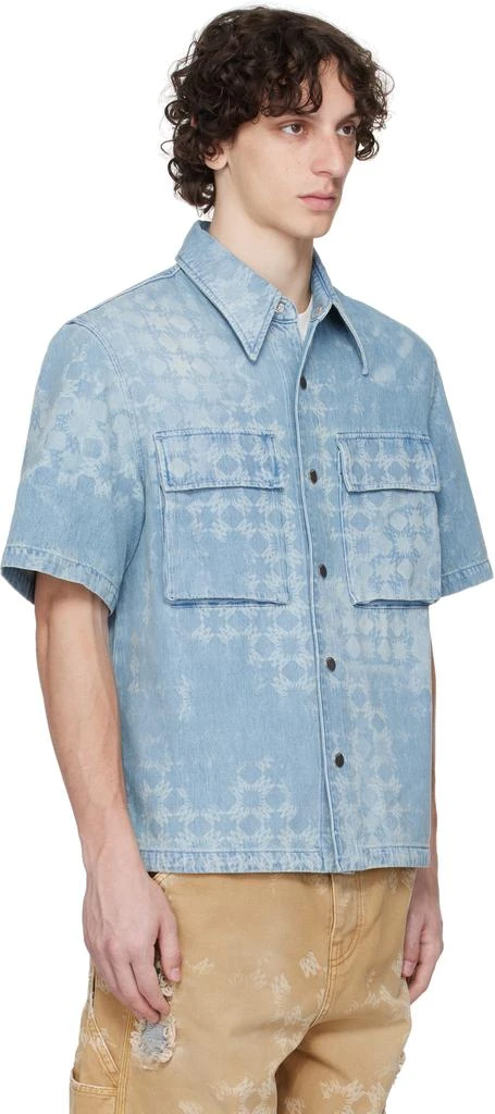 AMIRI Blue MA Quad Denim Shirt 2
