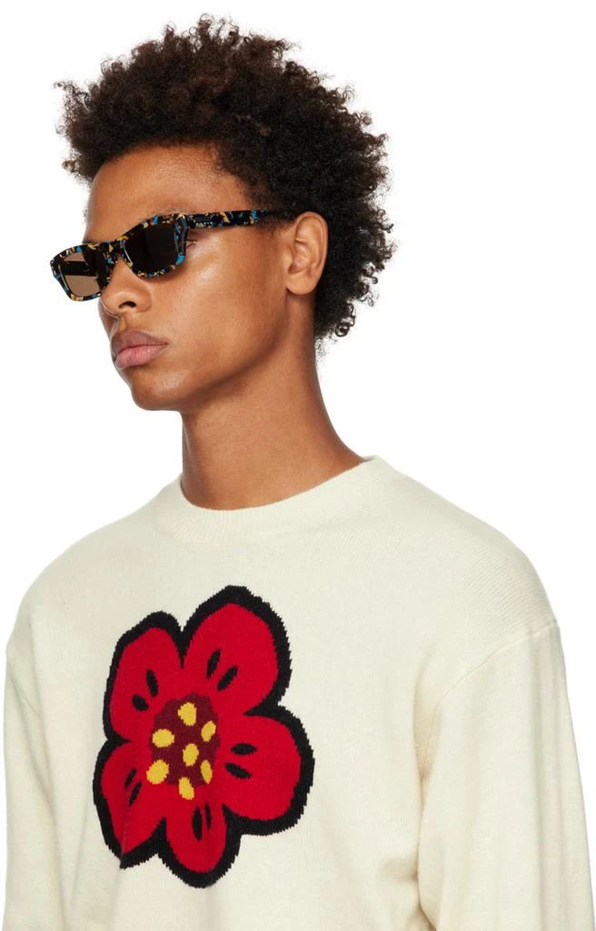 Kenzo Tortoiseshell Rectangular Sunglasses 4