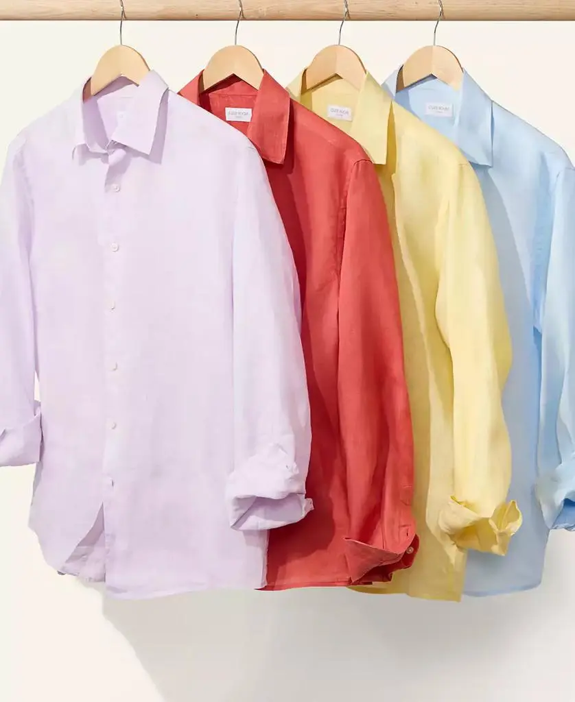 Club Room Men's 100% Linen Shirt, Created for Macy's 3