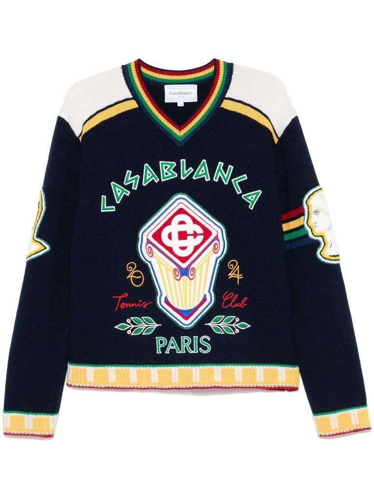 Casablanca CASABLANCA FRATERNITY SWEATER 1