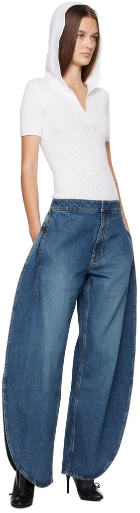 Alaïa Blue Round Jeans 4