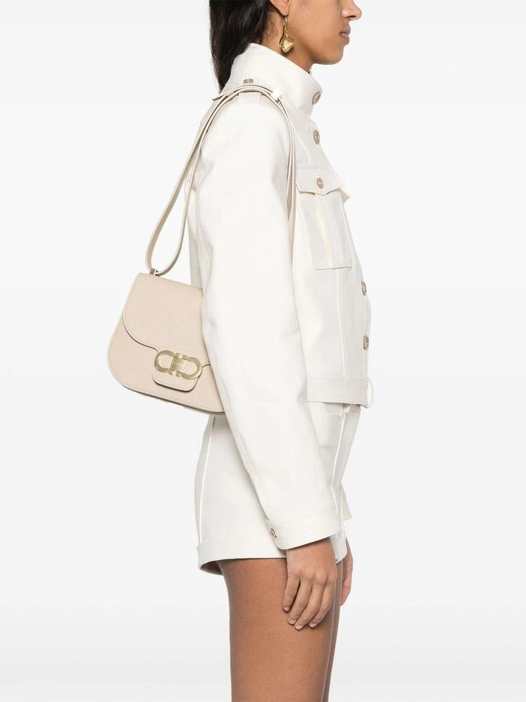 Salvatore Ferragamo DOUBLE GANCINI CROSS BODY FLAP BAG 2
