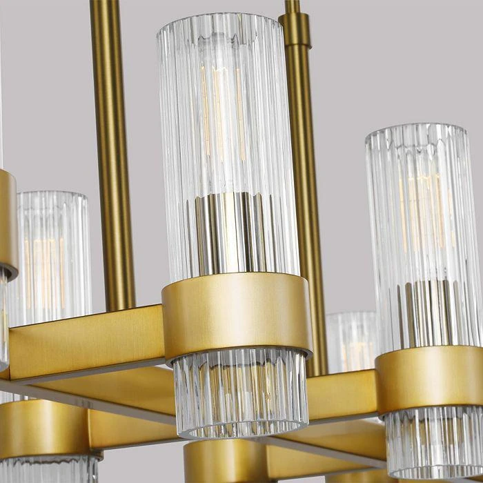 C&M by Chapman and Myers Chapman & Myers Geneva 10 Light Linear Chandelier 3