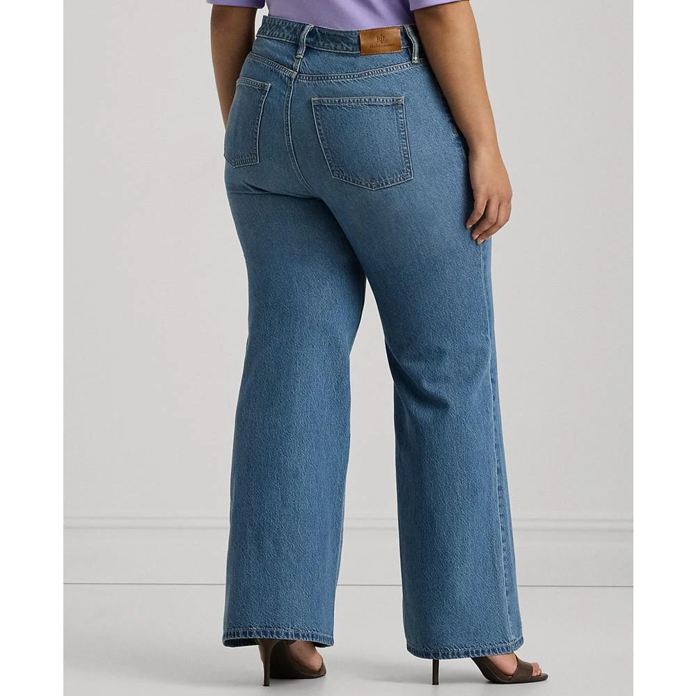 Ralph Lauren Plus Size High-Rise Flare Jeans 2