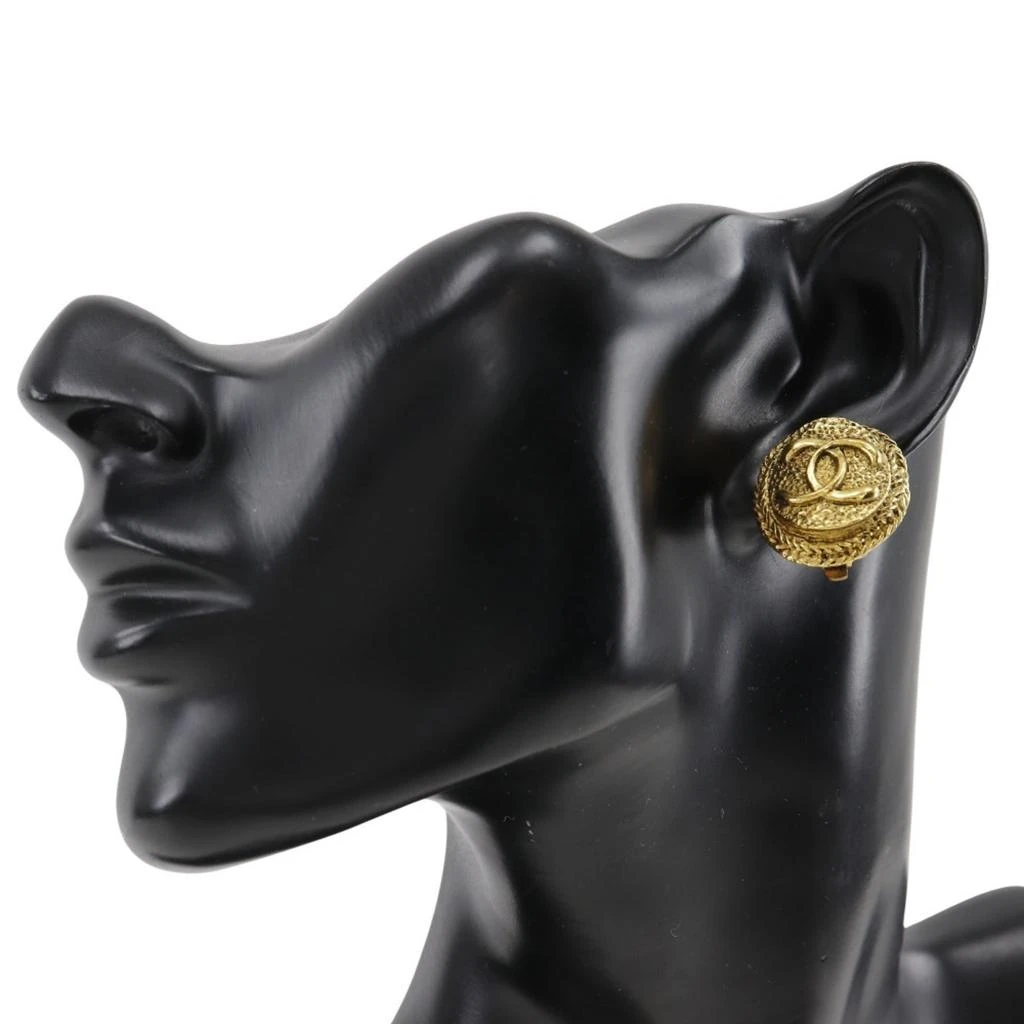Chanel Plating Clip Earrings (Pre-Owned) 2