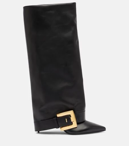 Balmain Anthem leather knee-high boots 4