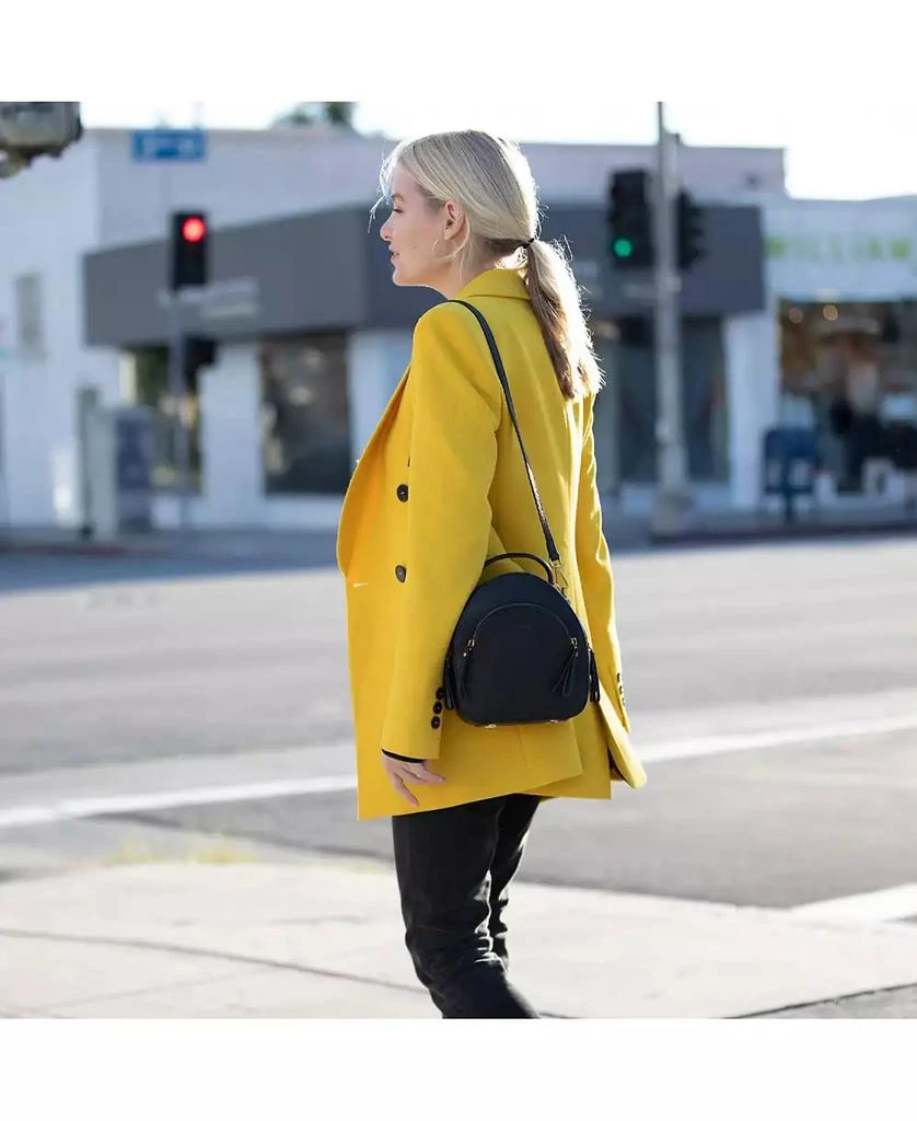 SUSU Small Leather Mini Backpack Purse with Convertible Crossbody Straps 5