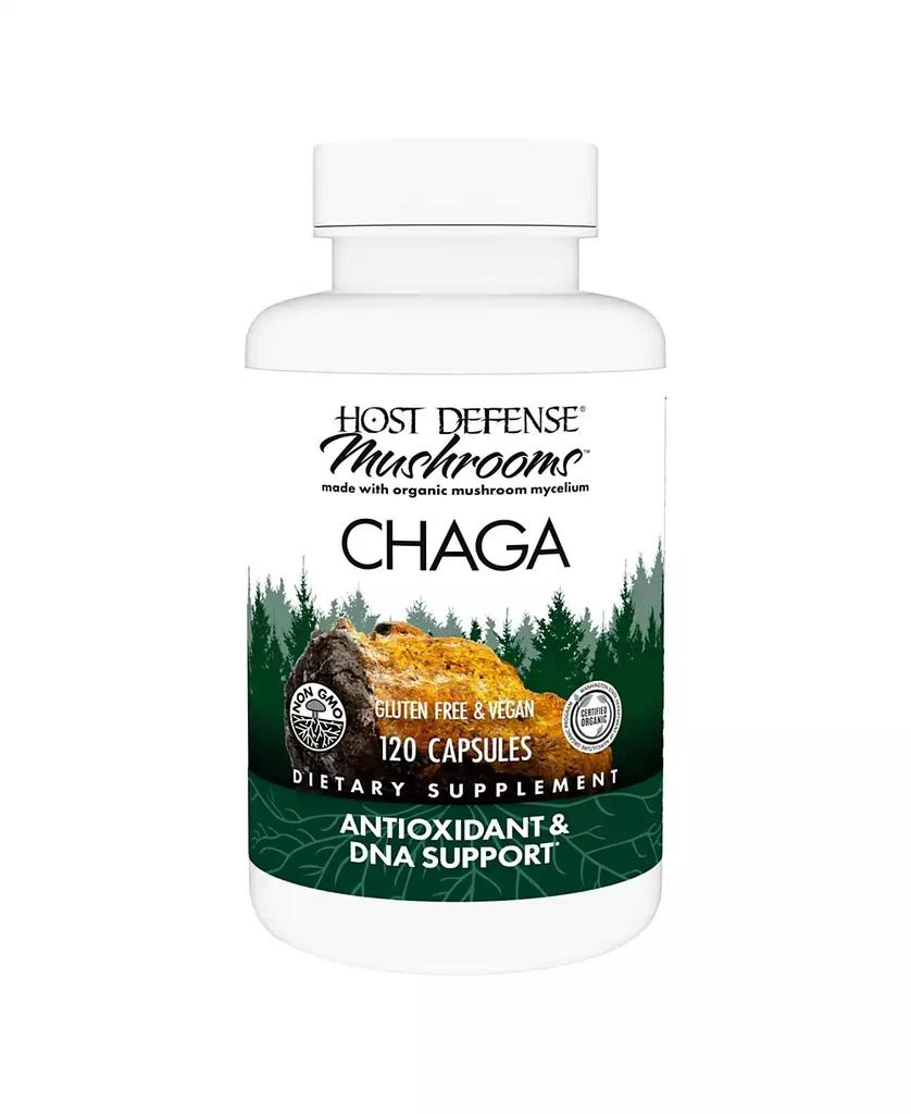 Host Defense Chaga Capsules - Immune System Support Supplement - Chaga Mushroom Capsules for Antioxidant Activity Support - Dietary Mushroom Supplement