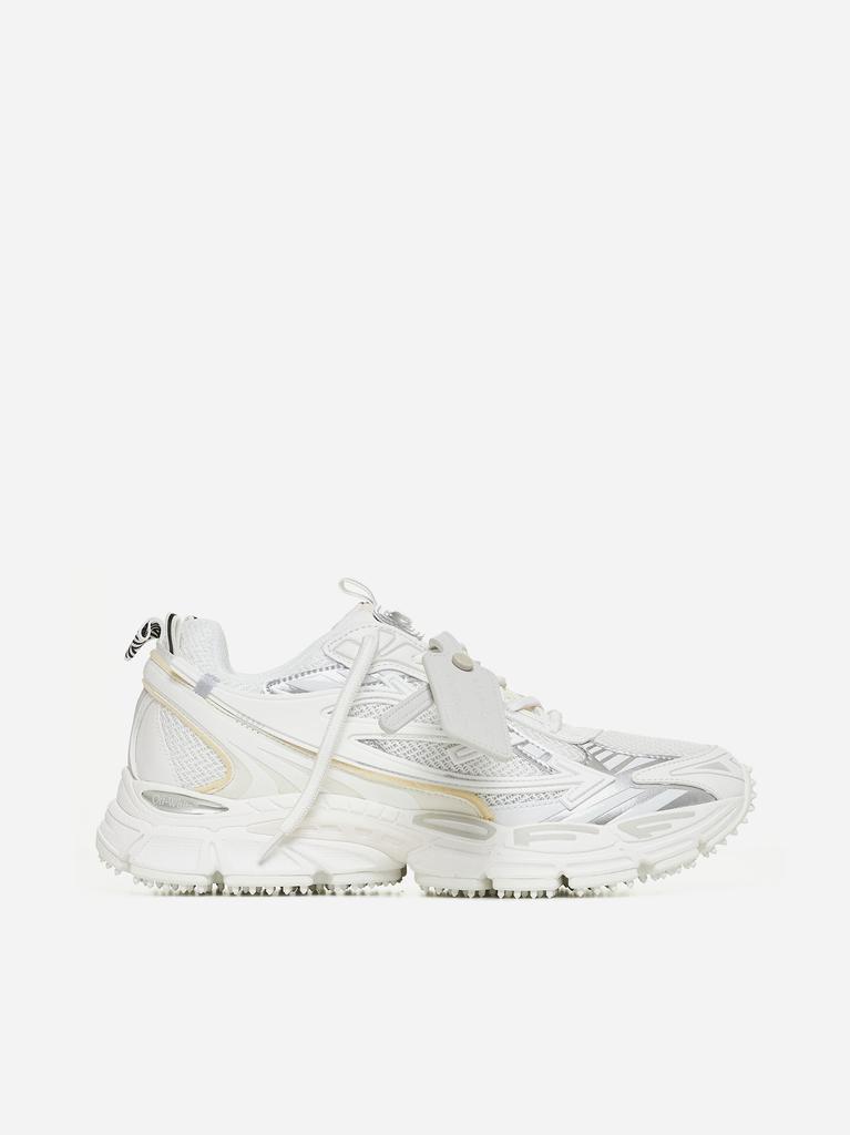 Off-White Ow Be Right mix materials sneakers