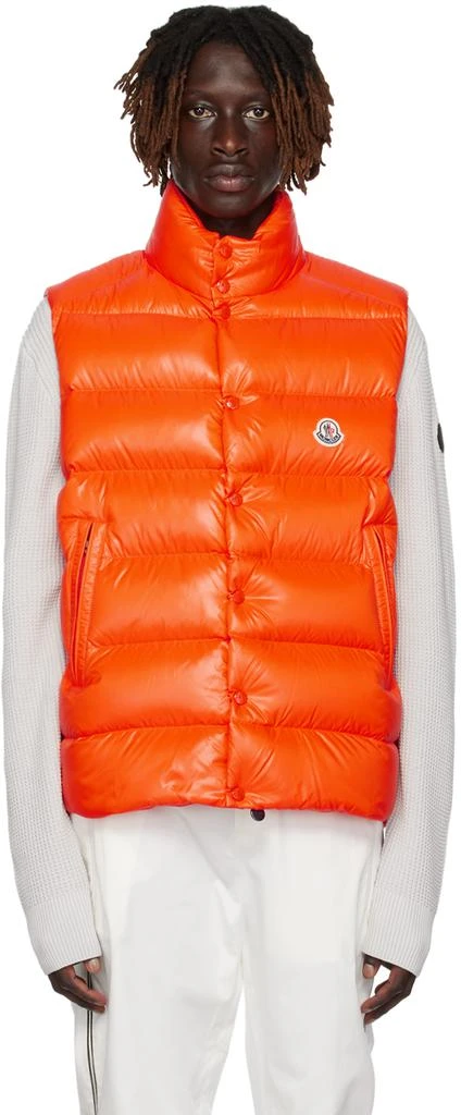 Moncler Orange Tibb Down Vest 1
