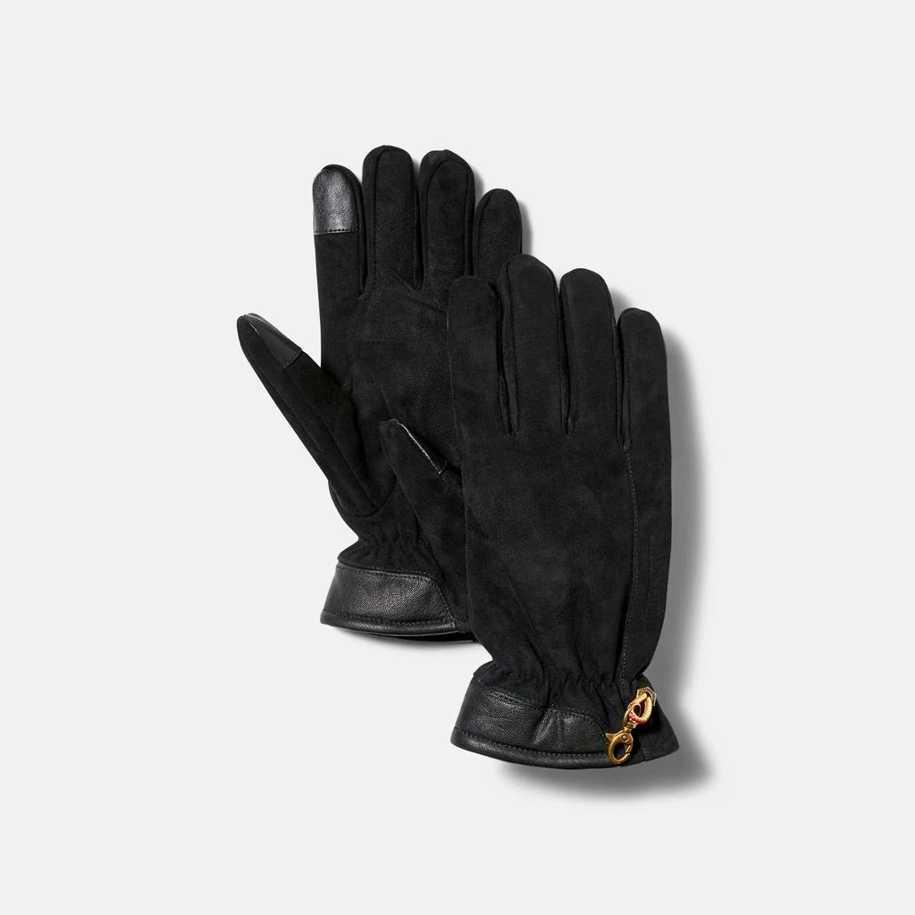 Timberland Men's Winter Hill Nubuck Gloves with Touch Tips 1