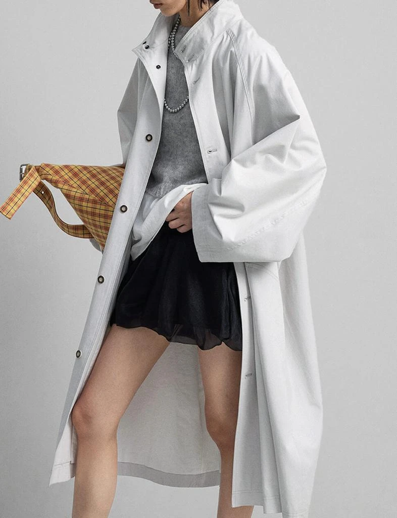 Pixie Market White Cocoon Jacket 6