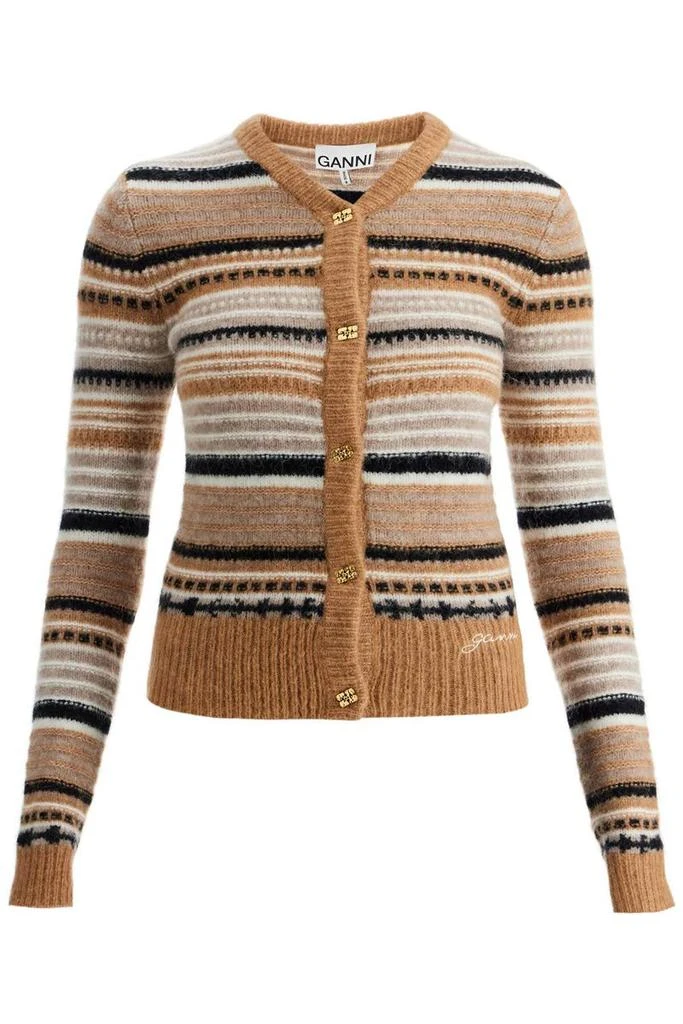 Ganni Ganni Striped Cardigan 5