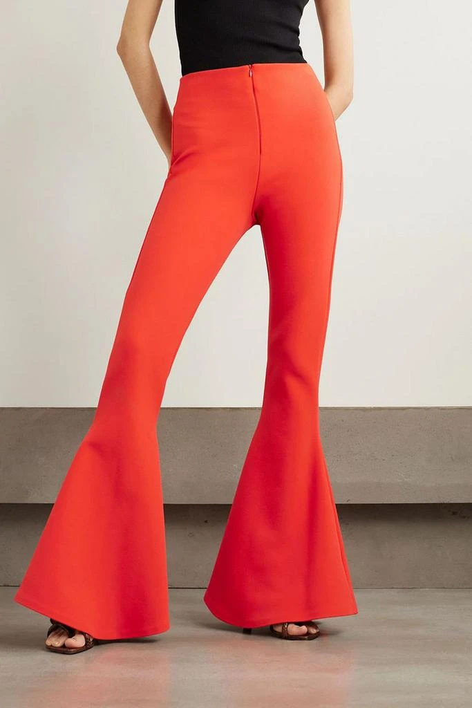 A.W.A.K.E. Mode Draped stretch-twill flared pants 3