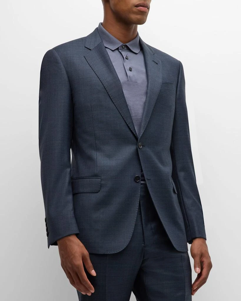 Emporio Armani Men's Melange Wool-Blend Suit 6