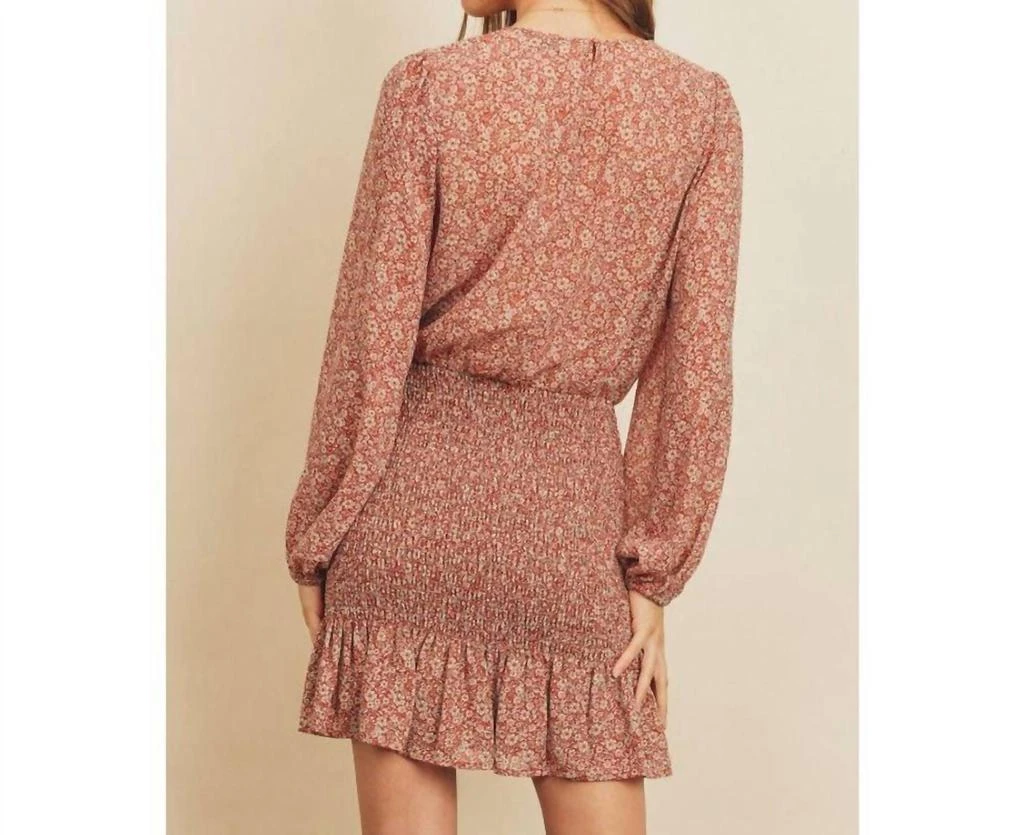 Dress Forum Dress Forum - Ditsy Floral Smocked Mini Dress 3