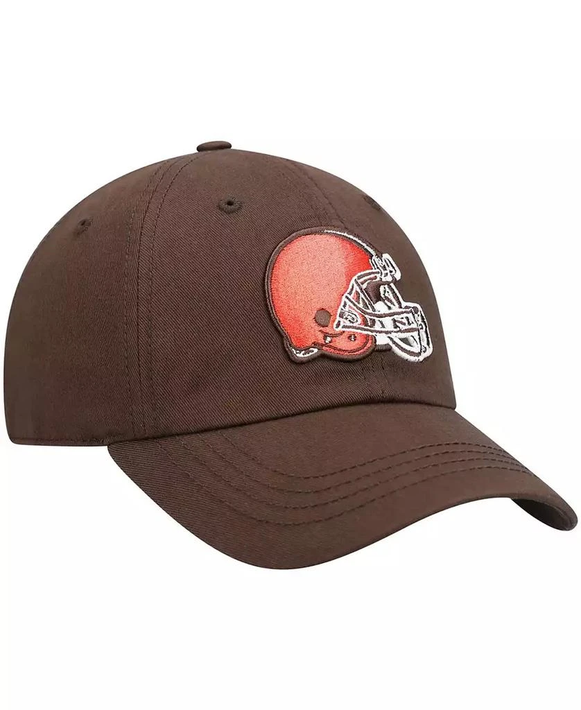 47 Brand Women's Brown Cleveland Browns Miata Clean Up Primary Adjustable Hat 4