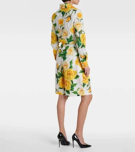 Dolce 
Gabbana Floral cotton Bermuda shorts 3