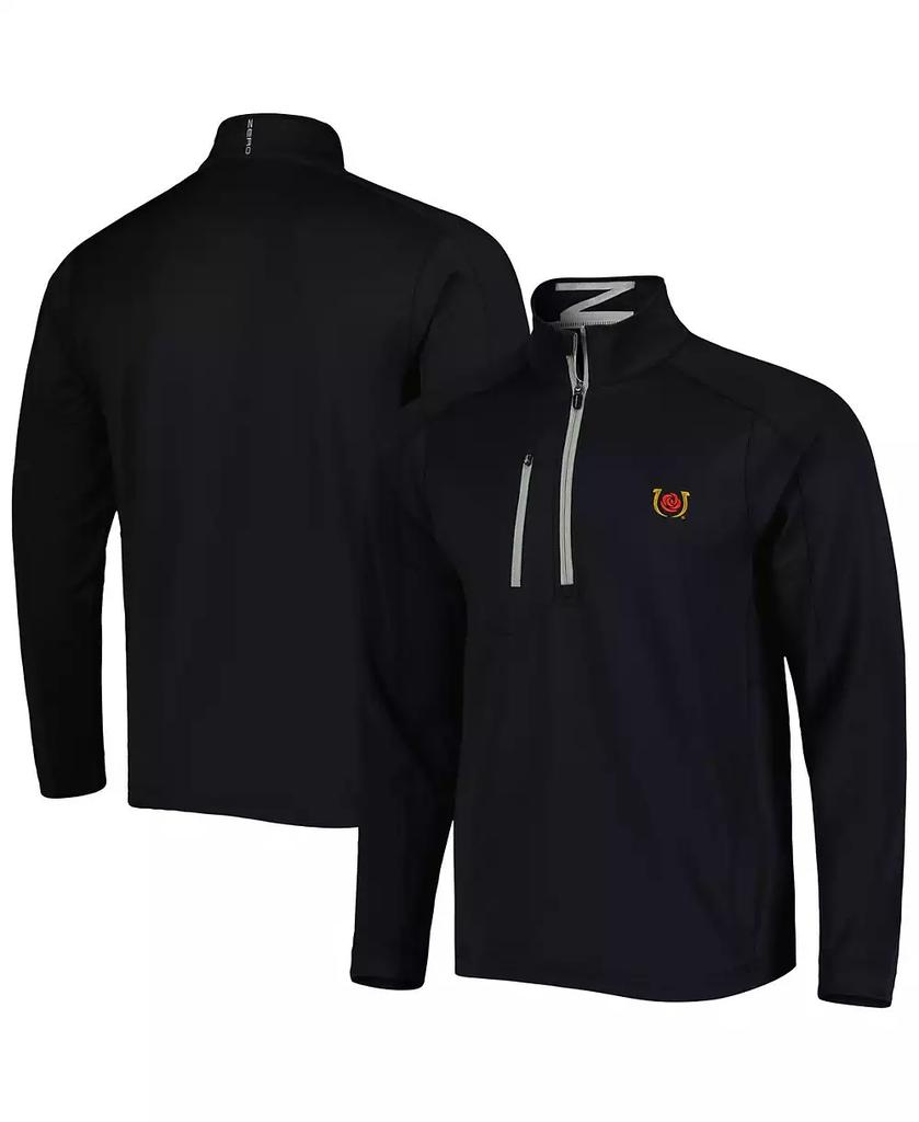 Zero Restriction Men's Black Kentucky Derby Z500 Quarter-Zip Jacket