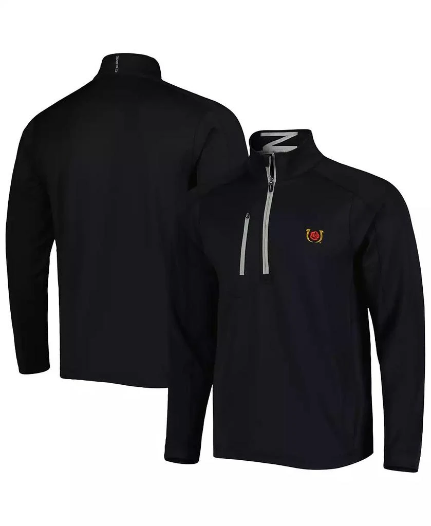 Zero Restriction Men's Black Kentucky Derby Z500 Quarter-Zip Jacket 1