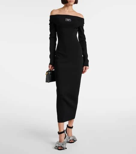 Balmain Ruby 95 embellished bow-detail suede pumps 3