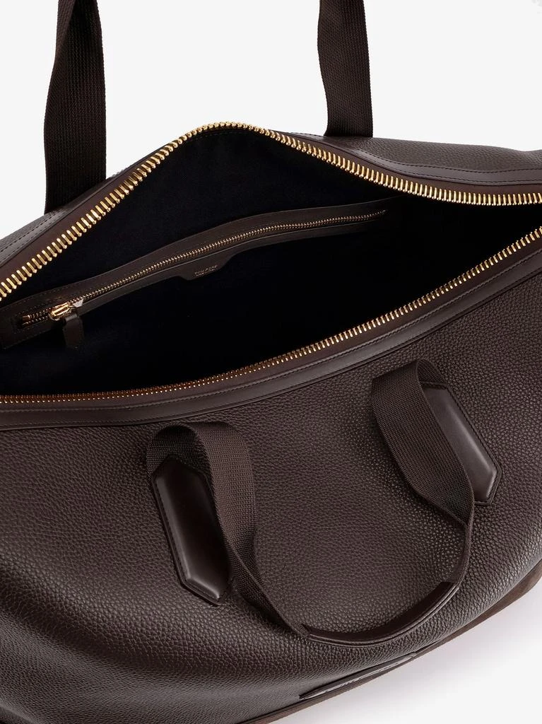 Tom Ford Leather travel bag with suede inserts 4