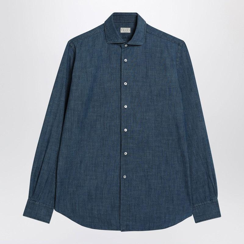 XACUS Men's blue blue Tailor Fit Shirt