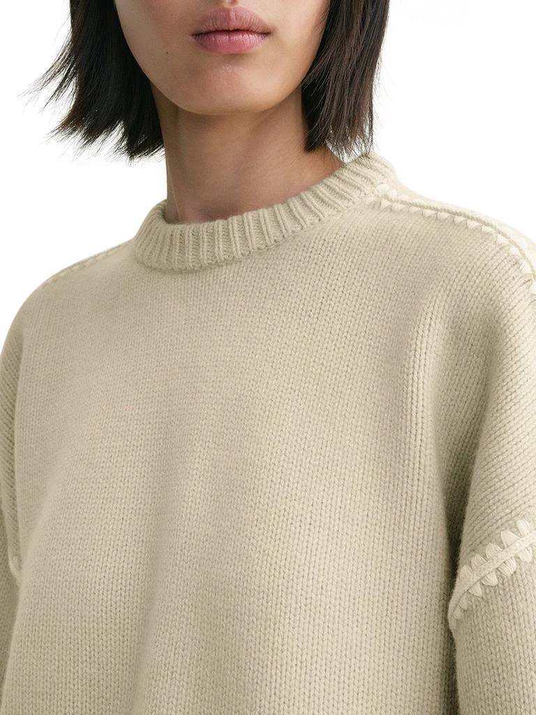 Totême Embroidered wool cashmere knit harvest 5