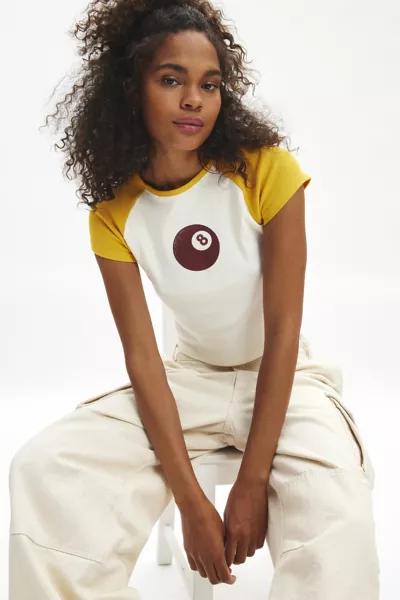 Future State Future State 8 Ball Graphic Raglan Tee