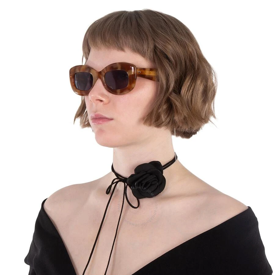 GARRETT LEIGHT DOLORES SUN Blue Smoke Cat Eye Ladies Sunglasses 2139 EMT/BS 48 2