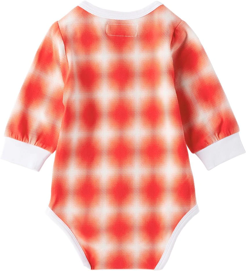 Charles Jeffrey Loverboy SSENSE Exclusive Baby Red & White Bodysuit 2