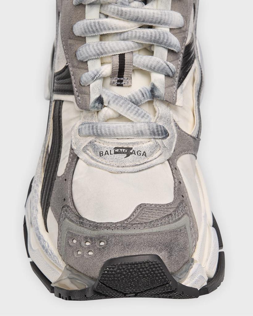 BALENCIAGA 19SS SPEED RUNNER All Over Logo スニーカー_GREY Balenciaga Speed Sock Trainer Grey Allover Logo Black White