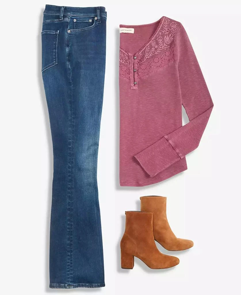 Lucky Brand Women
s Stevie High-Rise Flare Jeans 6