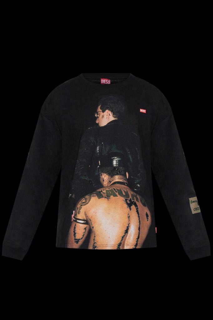 Diesel Diesel X Tom Of Finland Foundation Pr-T-Boxt-Ls-Tom25-1 Long Sleeved T-Shirt