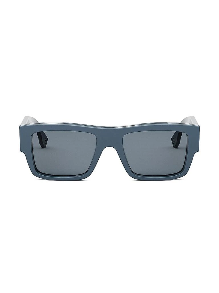Fendi Signature 53MM Rectangular Sunglasses 2