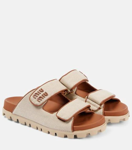 Miu Miu Canvas sandals 1
