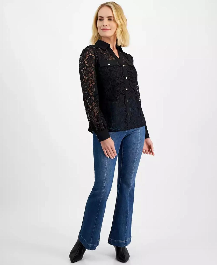 INC International Petite Lace Top, Created for Macy's 4