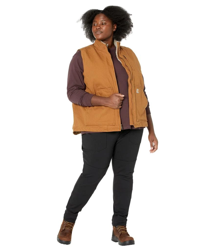 Carhartt Plus Size OV277 Sherpa Lined Mock Neck Vest 4