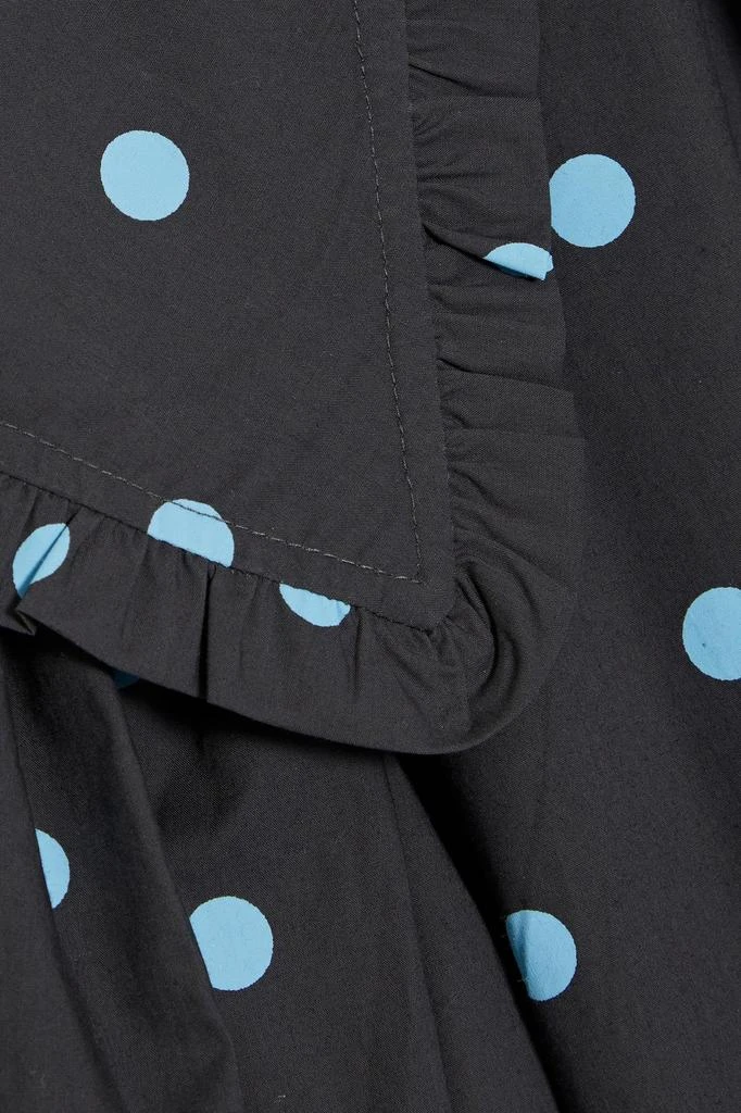 Ganni Polka-dot cotton-poplin mini dress 2