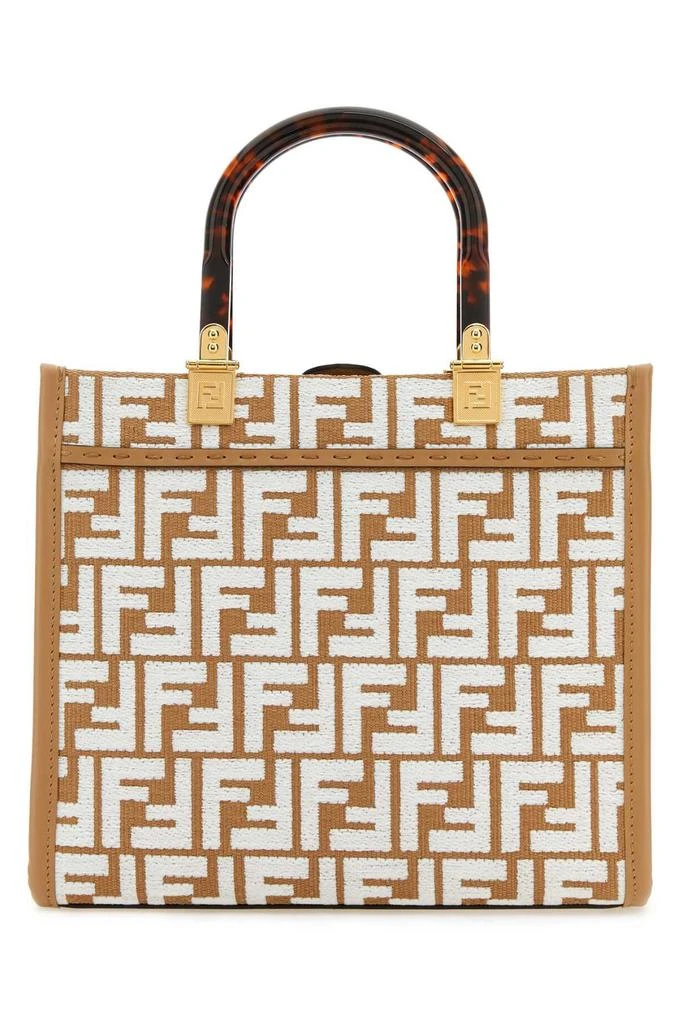Fendi Fendi Sunshine FF Jacquard Small Top Handle Bag 2