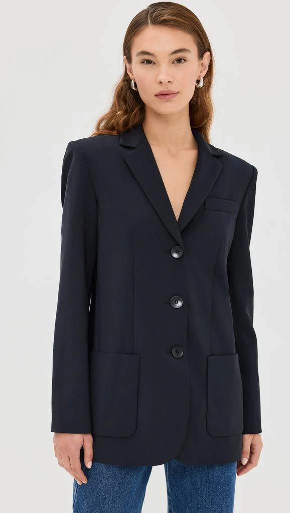 Tibi Tropical Wool Max Blazer 6