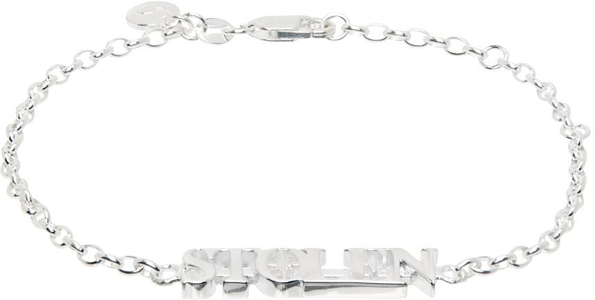 Stolen Girlfriends Club Silver 'Stolen' Bracelet