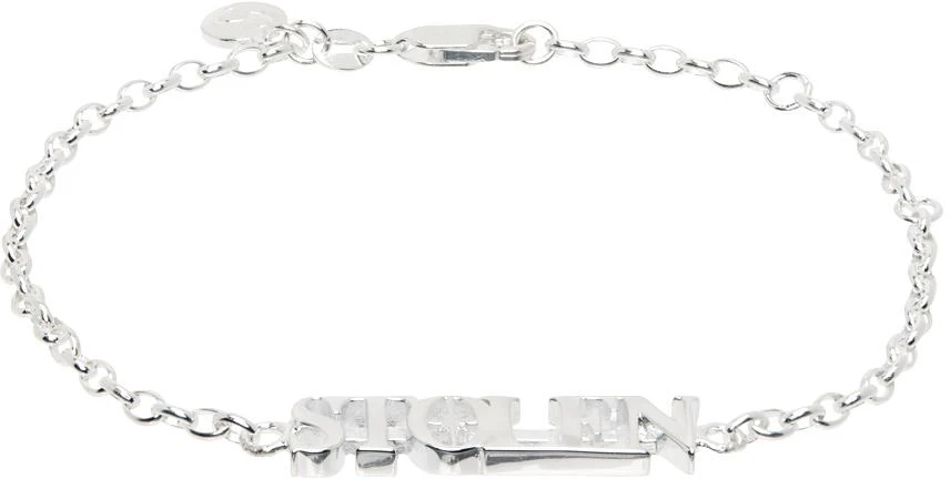 Stolen Girlfriends Club Silver 'Stolen' Bracelet 1