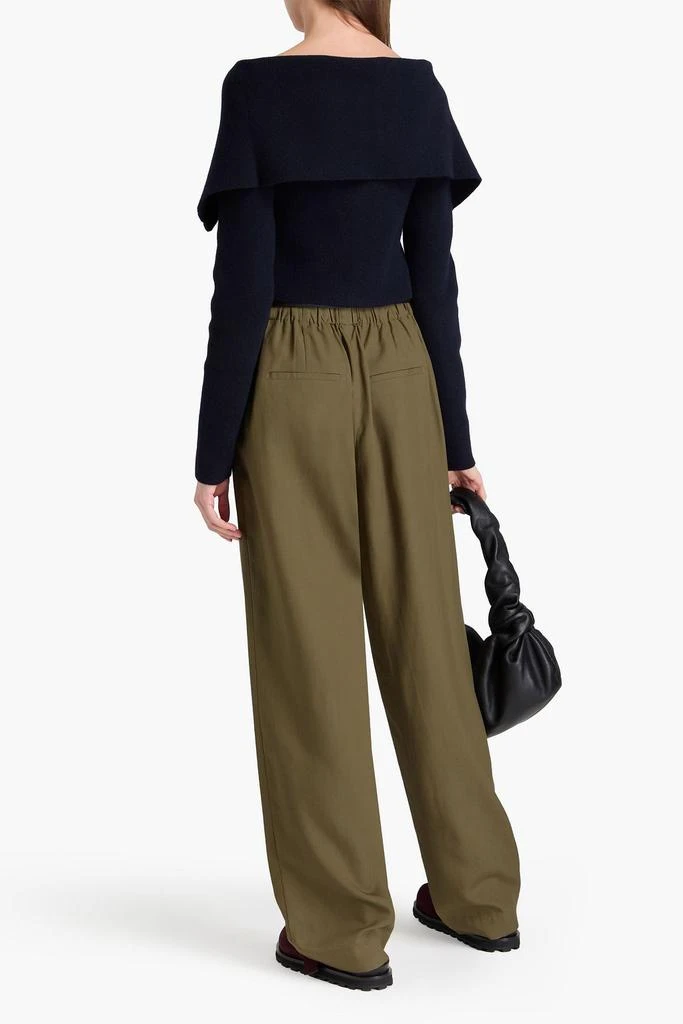 Vince Lyocell and linen-blend wide-leg pants 3