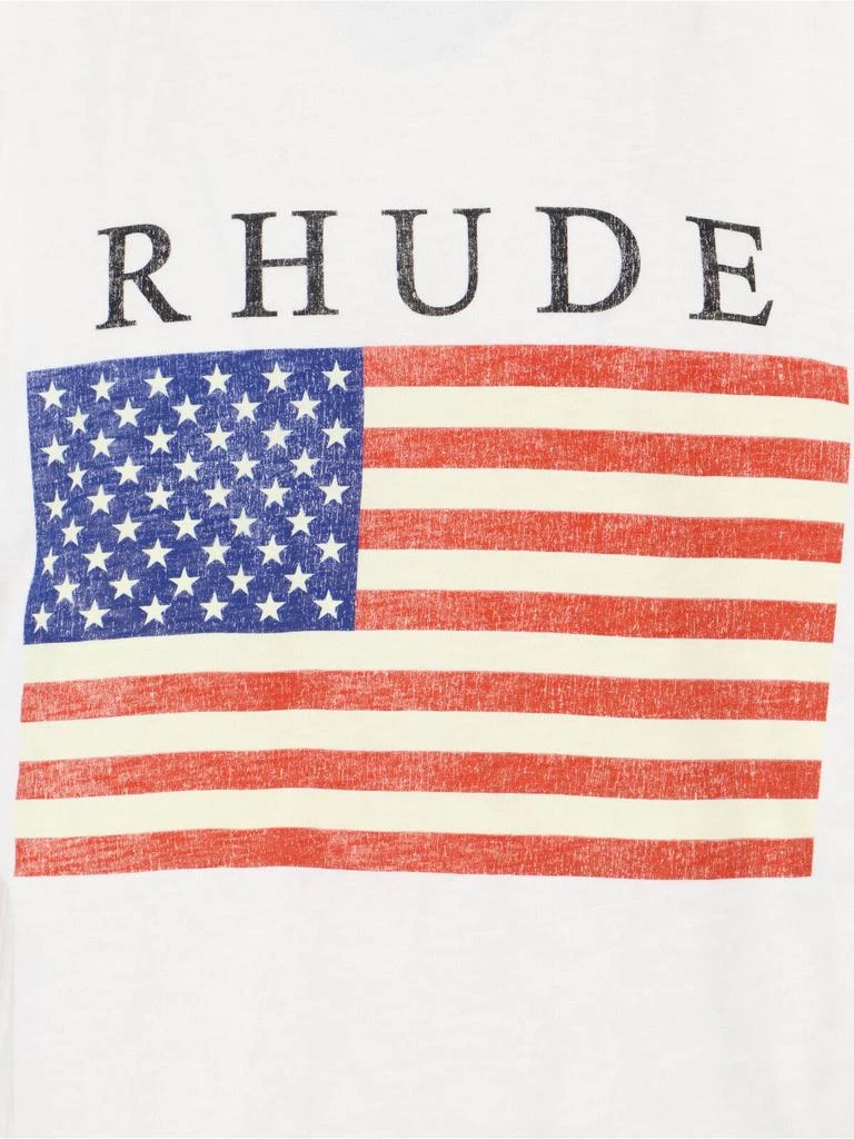 Rhude Classic White T-Shirt With Minimalist Design 3