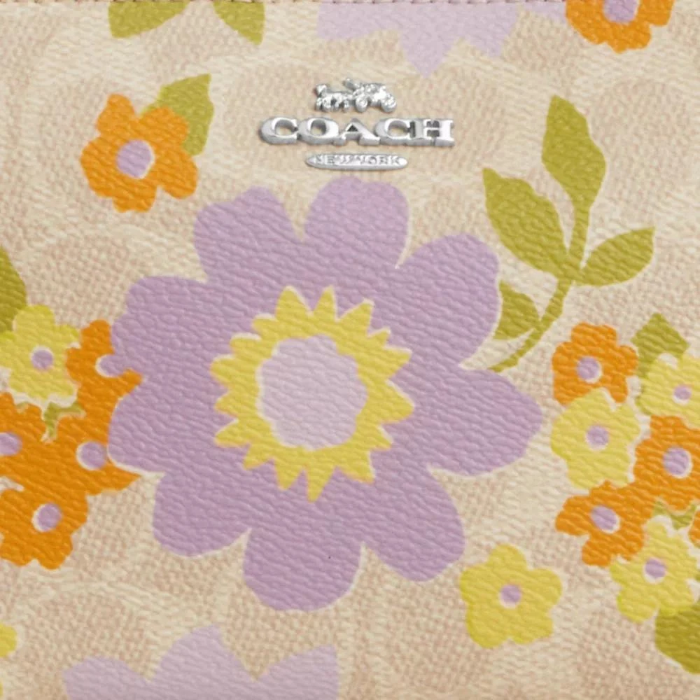 Coach Nolita 19 In Signature Canvas With Floral Print 6