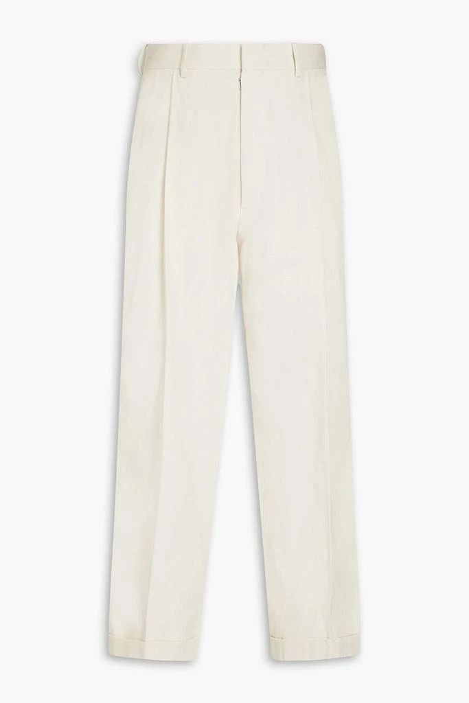 MAISON MARGIELA Herringbone cotton-tweed tapered pants 1