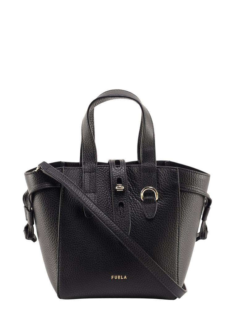 【送料&関税込】Furla Flow Logo Plaque Tote Bag Furla Flow Logo Plaque Tote Bag | italist
