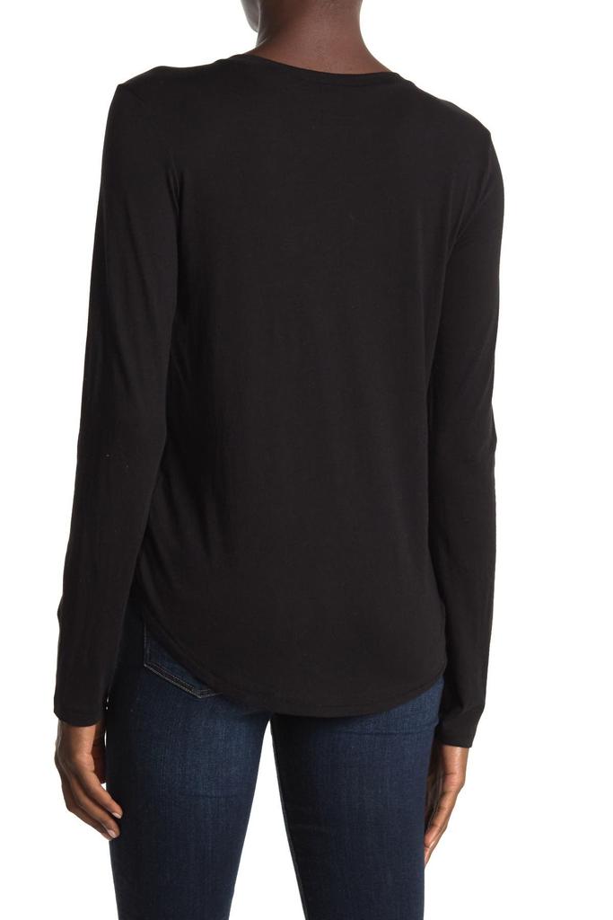 Vince Little Boy Long Sleeve Crew Neck Top